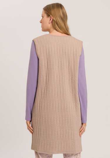 77392 Sleep & Lounge Long Vest - 2819 Mocha